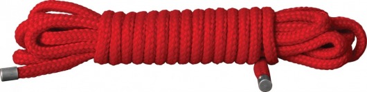 Красная веревка для связывания Japanese Rope - 5 м. - Shots Media BV - купить с доставкой в Санкт-Петербурге