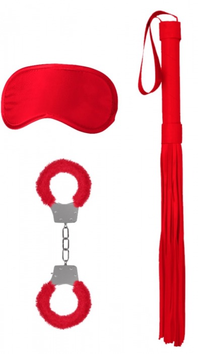 Красный набор для бондажа Introductory Bondage Kit №1 - Shots Media BV - купить с доставкой в Санкт-Петербурге