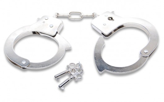 Наручники с ключами Official Handcuffs - Pipedream - купить с доставкой в Санкт-Петербурге