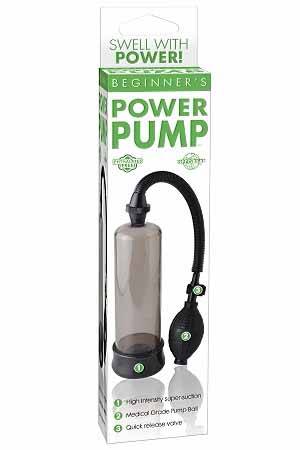 Дымчатая мужская помпа Beginner s Power Pump - Pipedream - в Санкт-Петербурге купить с доставкой
