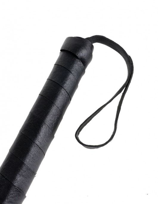 Чёрная кожаная плетка Cat-O-Nine Tails - 46,4 см. - Pipedream - купить с доставкой в Санкт-Петербурге