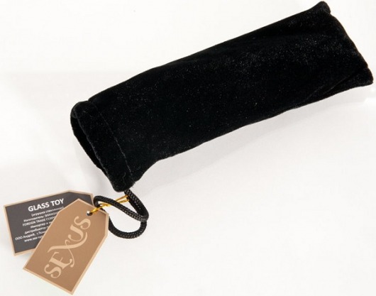 Розовый фаллоимитатор-ёлочка из прозрачного стекла - 17 см. - Sexus