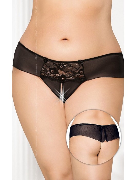 Прелестные трусики с кружевной вставкой и доступом - SoftLine купить с доставкой
