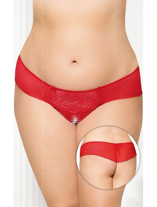 Прелестные трусики с кружевной вставкой и доступом - SoftLine купить с доставкой