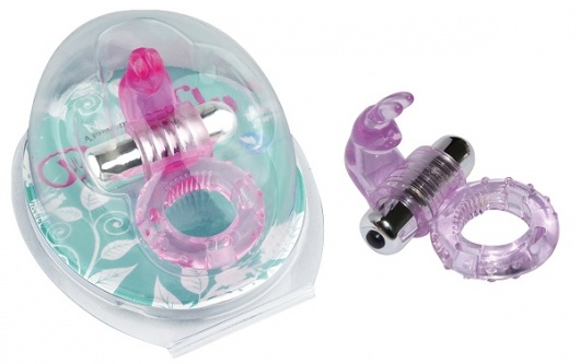 Фиолетовое эрекционное виброкольцо с зайчиком 7 Speed Rabbit Cock Ring - Howells - в Санкт-Петербурге купить с доставкой