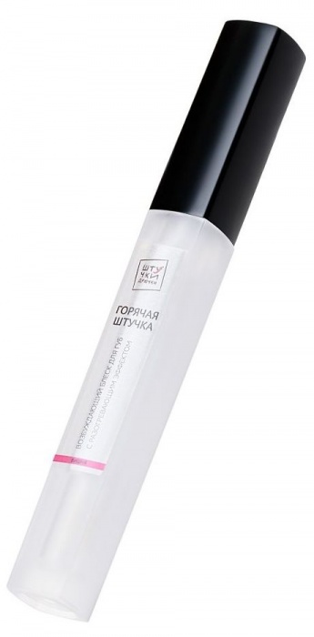 Возбуждающий блеск для губ «Горячая штучка» с ароматом вишни - 5 мл. - Штучки-дрючки - купить с доставкой в Санкт-Петербурге