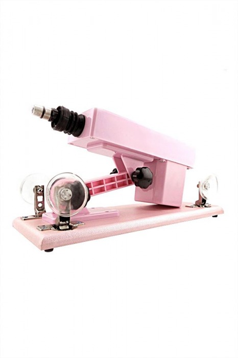 Розовая секс-машина Machine Gun - LoveMachines - купить с доставкой в Санкт-Петербурге