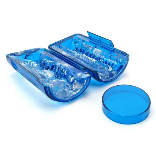 Голубой гелевый супер-мастурбатор JackMaster Masturbator - California Exotic Novelties - в Санкт-Петербурге купить с доставкой