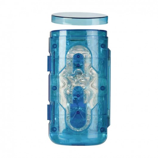 Голубой гелевый супер-мастурбатор JackMaster Masturbator - California Exotic Novelties - в Санкт-Петербурге купить с доставкой