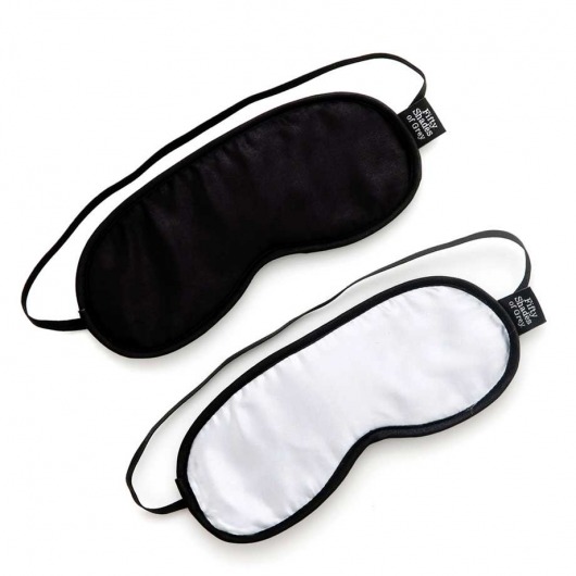 Набор из двух масок на глаза Soft Blindfold Twin Pack - Fifty Shades of Grey - купить с доставкой в Санкт-Петербурге