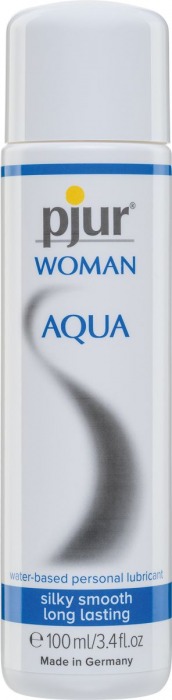 Лубрикант на водной основе pjur WOMAN Aqua - 100 мл. - Pjur - купить с доставкой в Санкт-Петербурге