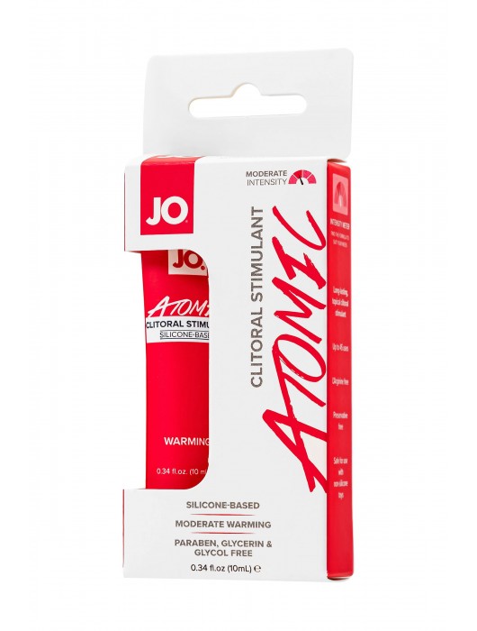 Возбуждающий гель для клитора мощного действия JO CLITORAL ATOMIC - 10 мл. - System JO - купить с доставкой в Санкт-Петербурге