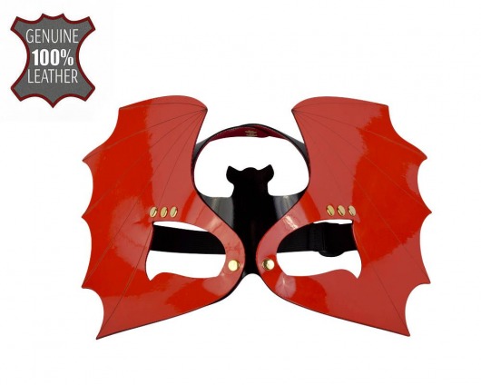 Красно-черная лаковая маска  Летучая мышь - Sitabella - купить с доставкой в Санкт-Петербурге
