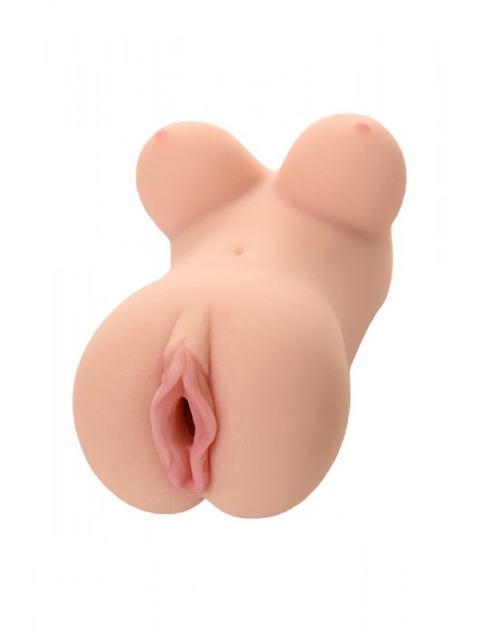 Телесный вибромастурбатор-вагина Clara OnaHole с имитацией груди - KOKOS - в Санкт-Петербурге купить с доставкой