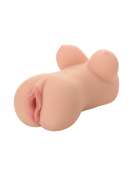 Телесный вибромастурбатор-вагина Clara OnaHole с имитацией груди - KOKOS - в Санкт-Петербурге купить с доставкой