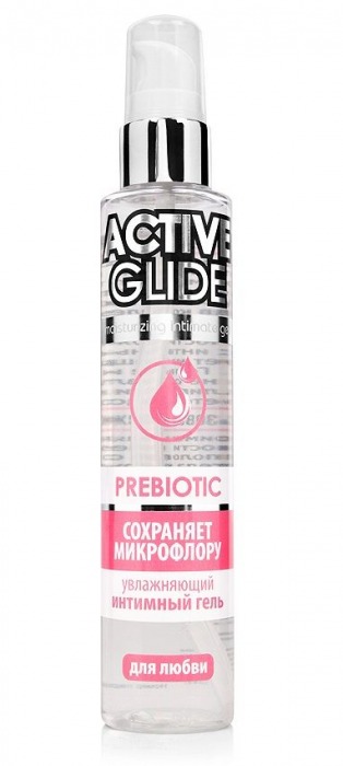 Увлажняющий интимный гель Active Glide Prebiotic - 100 гр. - Биоритм - купить с доставкой в Санкт-Петербурге