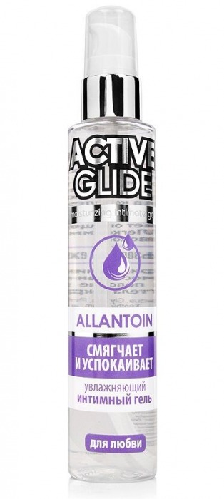Увлажняющий интимный гель Active Glide Allantoin - 100 гр. - Биоритм - купить с доставкой в Санкт-Петербурге