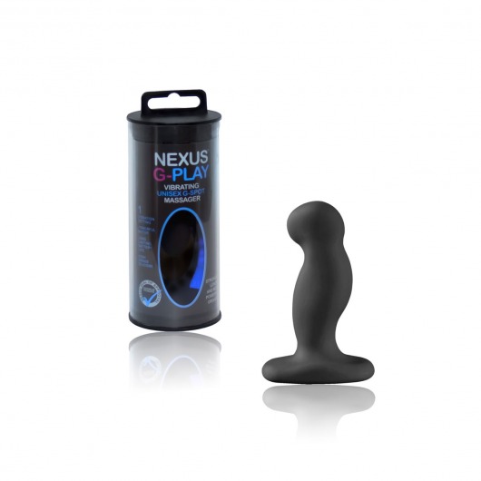 Анальный стимулятор Nexus G-Play Small Black с вибрацией - 7,4 см. - Nexus Range - в Санкт-Петербурге купить с доставкой