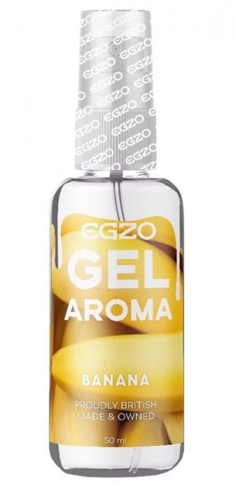 Интимный лубрикант EGZO AROMA с ароматом банана - 50 мл. - EGZO - купить с доставкой в Санкт-Петербурге