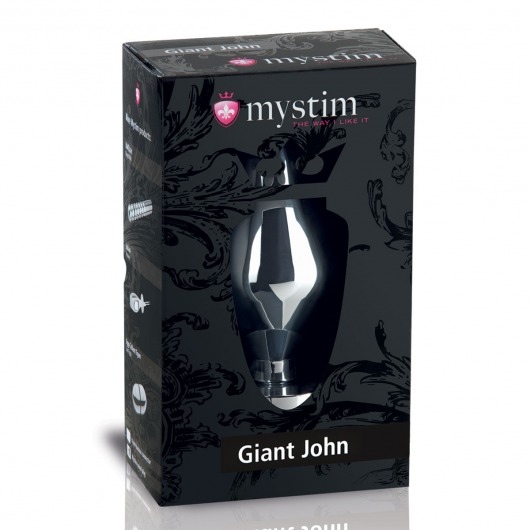 Анальный электростимулятор Giant John размера XXL - 16 см. - MyStim - купить с доставкой в Санкт-Петербурге
