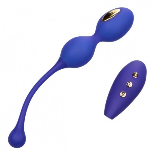 Фиолетовые виброшарики с электростимуляцией Impulse Intimate E-Stimulator Dual Kegel - California Exotic Novelties - купить с доставкой в Санкт-Петербурге