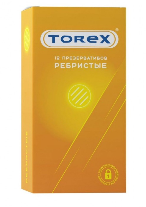 Текстурированные презервативы Torex  Ребристые  - 12 шт. - Torex - купить с доставкой в Санкт-Петербурге