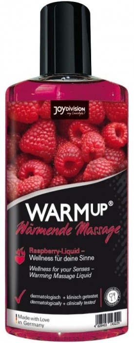 Массажное масло с ароматом малины WARMup Raspberry - 150 мл. - Joy Division - купить с доставкой в Санкт-Петербурге