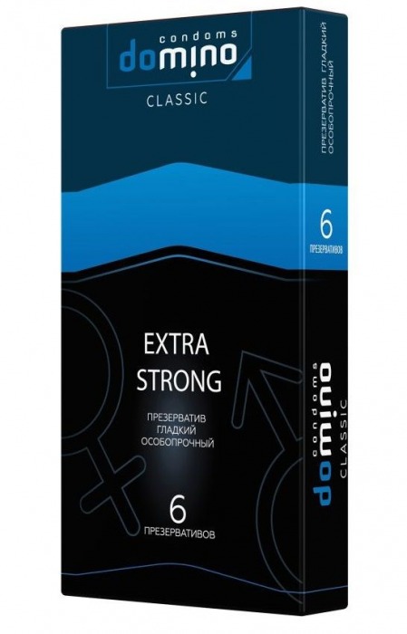 Суперпрочные презервативы DOMINO Extra Strong - 6 шт. - Domino - купить с доставкой в Санкт-Петербурге