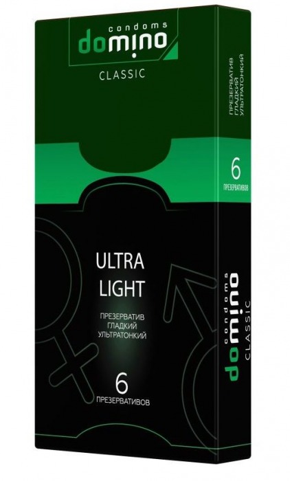 Супертонкие презервативы DOMINO Ultra Light - 6 шт. - Domino - купить с доставкой в Санкт-Петербурге