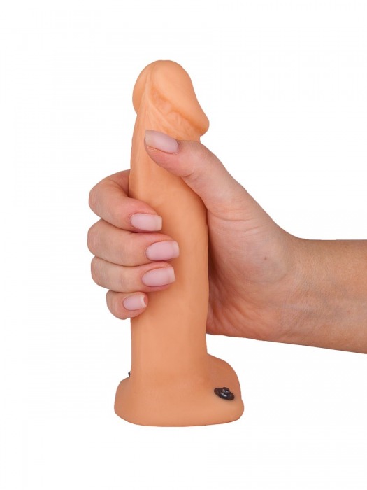 Фаллопротез на резинке №2- 16,3 см. - Джага-Джага - купить с доставкой в Санкт-Петербурге