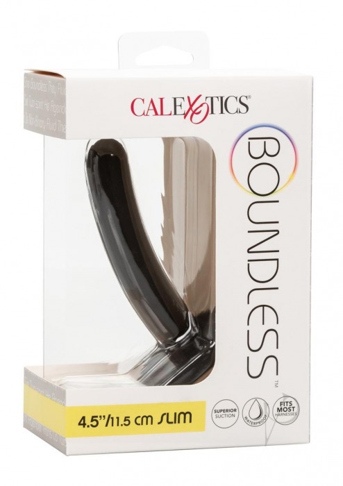 Черный анальный стимулятор 4.75” Slim Probe - 12 см. - California Exotic Novelties - купить с доставкой в Санкт-Петербурге