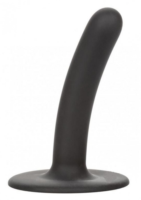 Черный силиконовый анальный стимулятор 7” Smooth Probe - 17,75 см. - California Exotic Novelties - купить с доставкой в Санкт-Петербурге