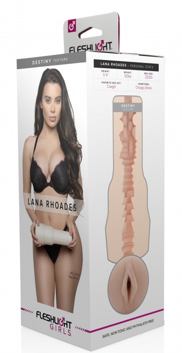 Мастурбатор-вагина Fleshlight Girls - Lana Rhoades Destiny - Fleshlight - в Санкт-Петербурге купить с доставкой