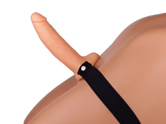 Фаллопротез №3 на резинке размера XXL - 17 см. - Джага-Джага - купить с доставкой в Санкт-Петербурге