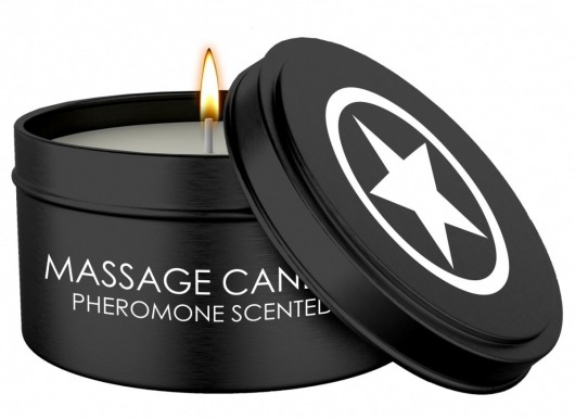Массажная свеча с феромонами Massage Candle Pheromone Scented - Shots Media BV - купить с доставкой в Санкт-Петербурге