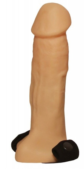 Фаллопротез №5 на резинке размера XXL - 17 см. - Джага-Джага - купить с доставкой в Санкт-Петербурге