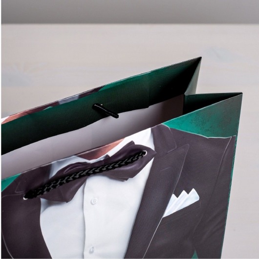 Бумажный пакет «Лучшему!» - 23 х 27 см. - Сима-Ленд - купить с доставкой в Санкт-Петербурге