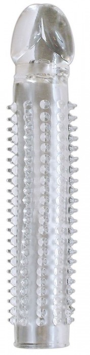Прозрачная насадка на пенис Tailor Made Crystal с шипами - Orion - в Санкт-Петербурге купить с доставкой
