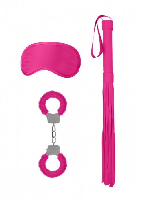 Розовый набор для бондажа Introductory Bondage Kit №1 - Shots Media BV - купить с доставкой в Санкт-Петербурге