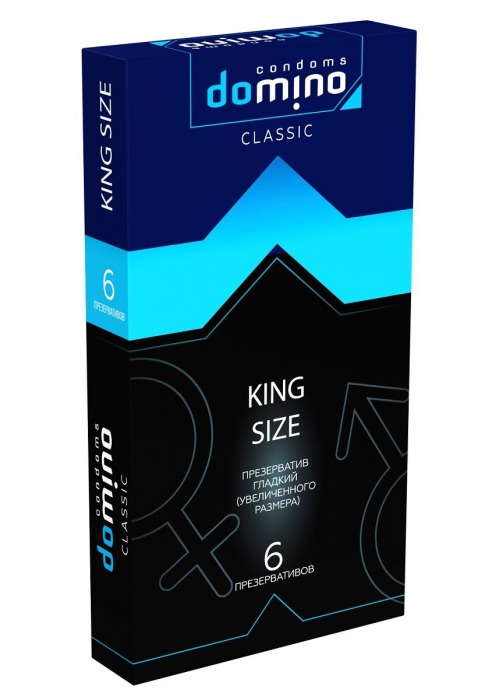 Презервативы увеличенного размера DOMINO Classic King size - 6 шт. - Domino - купить с доставкой в Санкт-Петербурге