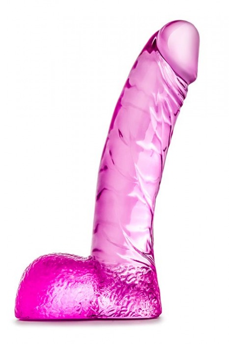 Ярко-розовый фаллоимитатор Ding Dong - 14 см. - Blush Novelties