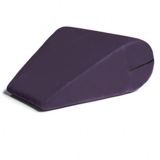 Фиолетовая вельветовая подушка для любви Liberator Rockabilly - Liberator - купить с доставкой в Санкт-Петербурге