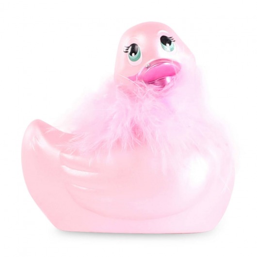 Розовый вибратор-уточка I Rub My Duckie 2.0 Paris - Big Teaze Toys - купить с доставкой в Санкт-Петербурге