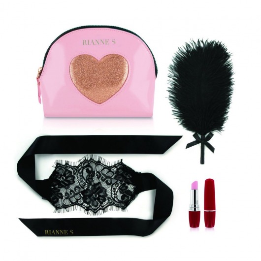 Эротический набор Kit d Amour с косметичкой - Rianne S - купить с доставкой в Санкт-Петербурге