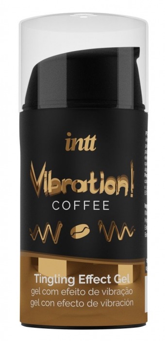 Жидкий интимный гель с эффектом вибрации Vibration! Coffee - 15 мл. - INTT - купить с доставкой в Санкт-Петербурге