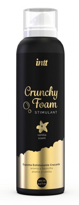 Пенка для массажа Crunchy Foam Stimulant Vanilla - 100 мл. - INTT - купить с доставкой в Санкт-Петербурге