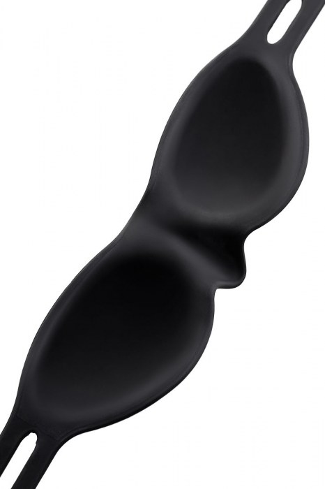 Черная плотная силиконовая маска - ToyFa - купить с доставкой в Санкт-Петербурге