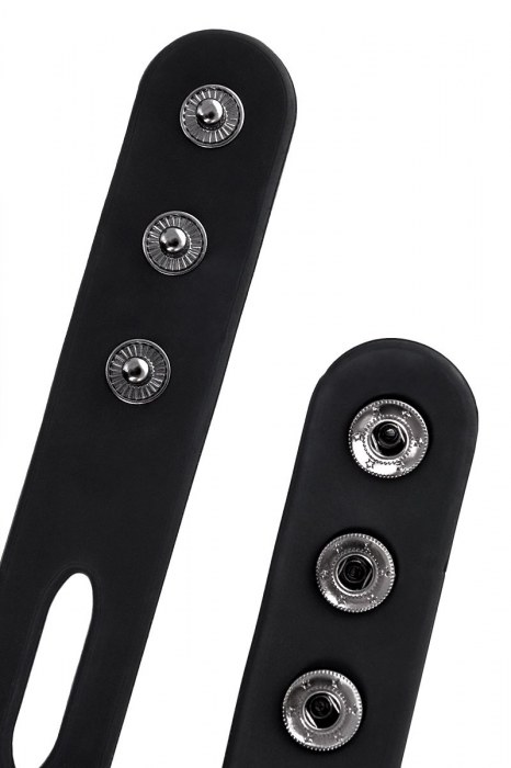 Черная плотная силиконовая маска - ToyFa - купить с доставкой в Санкт-Петербурге