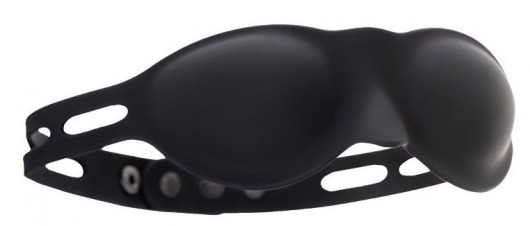 Черная плотная силиконовая маска - ToyFa - купить с доставкой в Санкт-Петербурге
