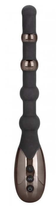 Черный анальный электростимулятор Volt Electro-Beads - 23,5 см. - California Exotic Novelties - купить с доставкой в Санкт-Петербурге
